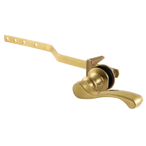 Kingston Brass Front Mount Toilet Tank Lever, Brushed Brass KTFL7 - main